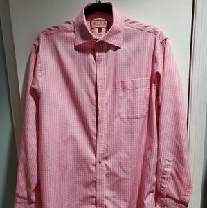 Thomas pink Traveller button down shirt